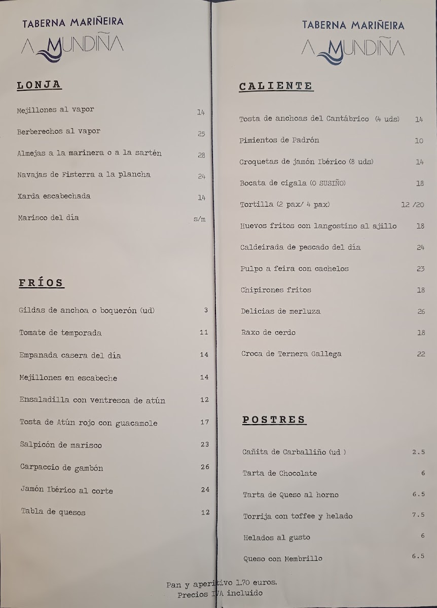 Menu Taberna A Mundiña-1